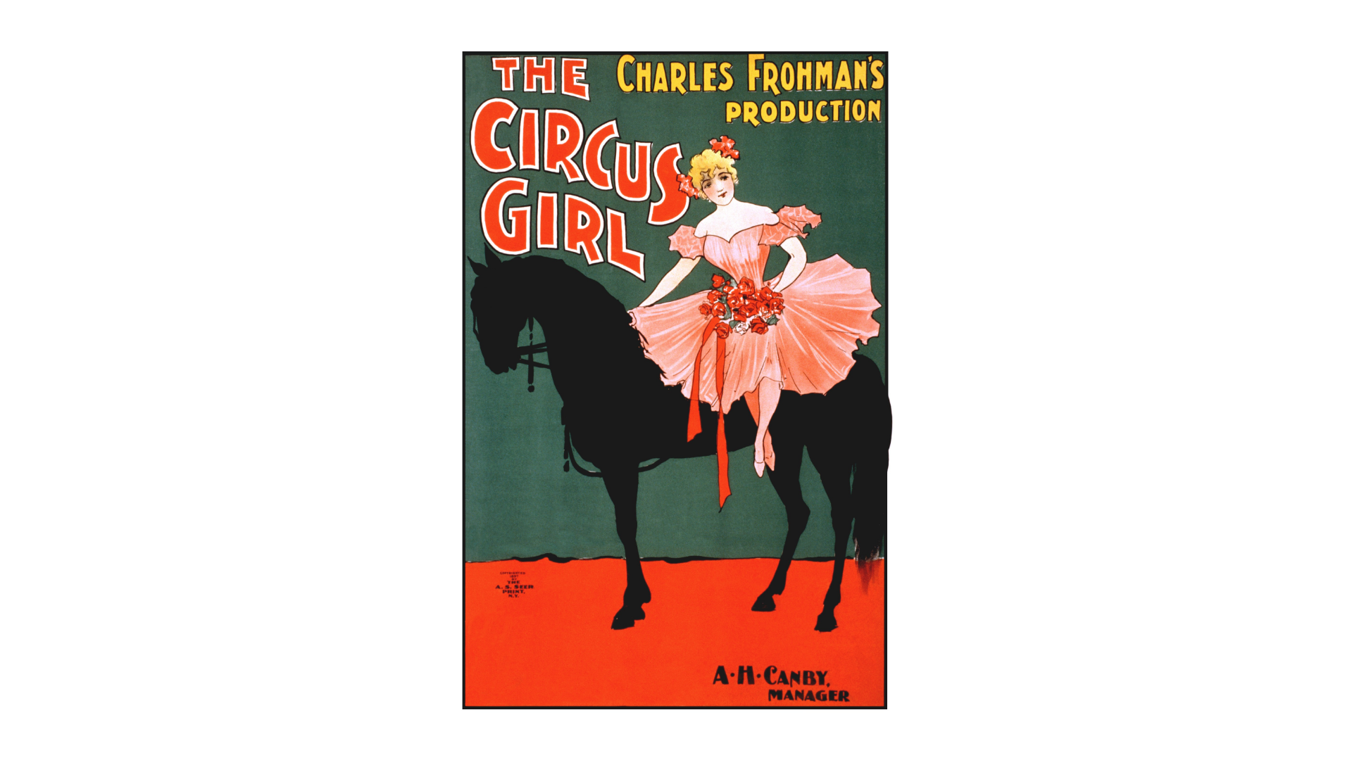 Circus Girl Poster